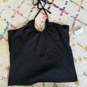 NWT Old Navy Black Halter Tank Top